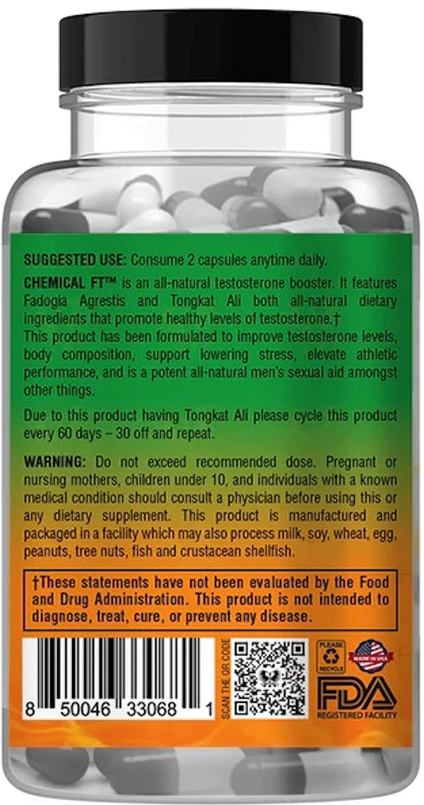 Chaos and Pain CHEMICAL FT Fadogia -Tongkat test booster chaos