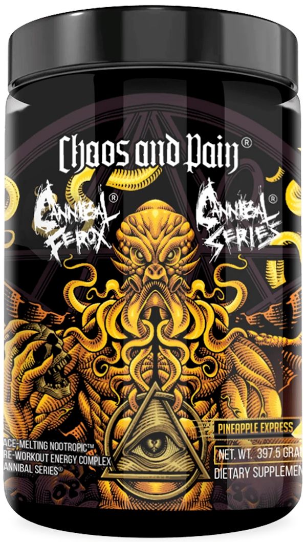 Chaos & Pain Cannibal Ferox High Stim Pre-Workout growth