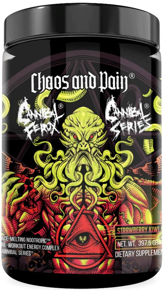 Chaos and Pain Cannibal Ferox High Stim Pre-Workout|Pre-Workout|Bodyandfitness.com