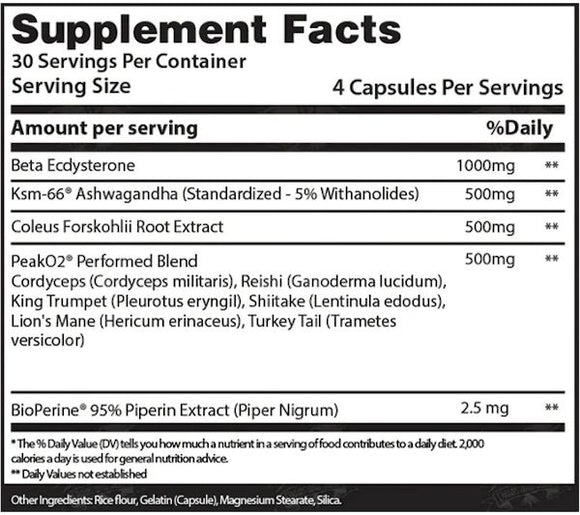 Chaos and Pain Chemical BE - Beta-Ecdysterone|Muscle Builder|Bodyandfitness.com