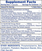 Hi-Tech Pharmaceuticals Cognisport focus fact