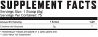 KLOUT Creatine monohydrate fact