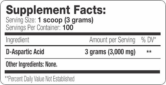 Serious Nutrition Solutions SNS DAA Powder|D-Aspartic Acid|Bodyandfitness.com