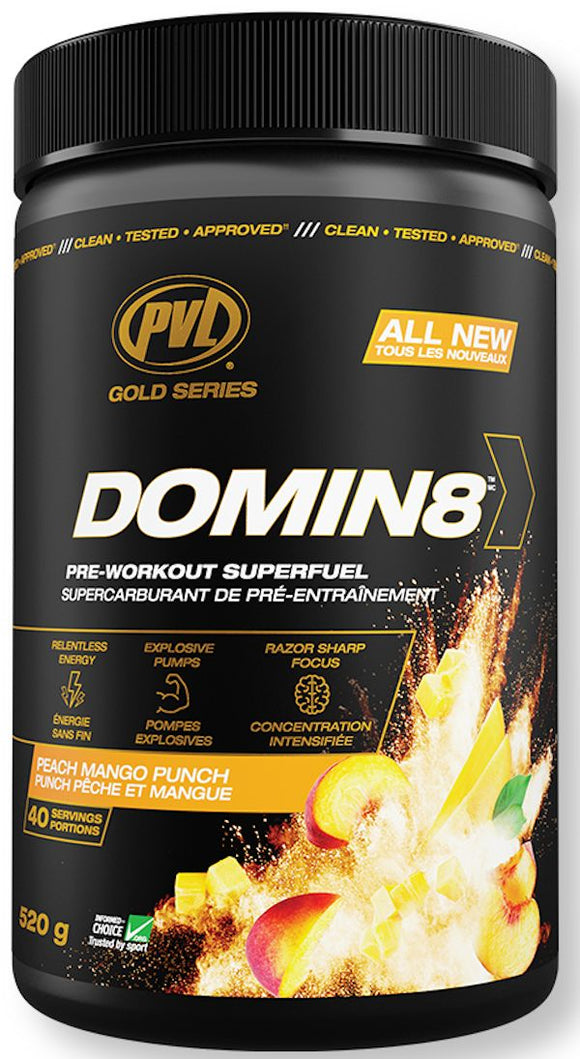 Pure Vita Labs Domin8 Pre-Workout SuperFuel|Pre-Workout|Bodyandfitness.com