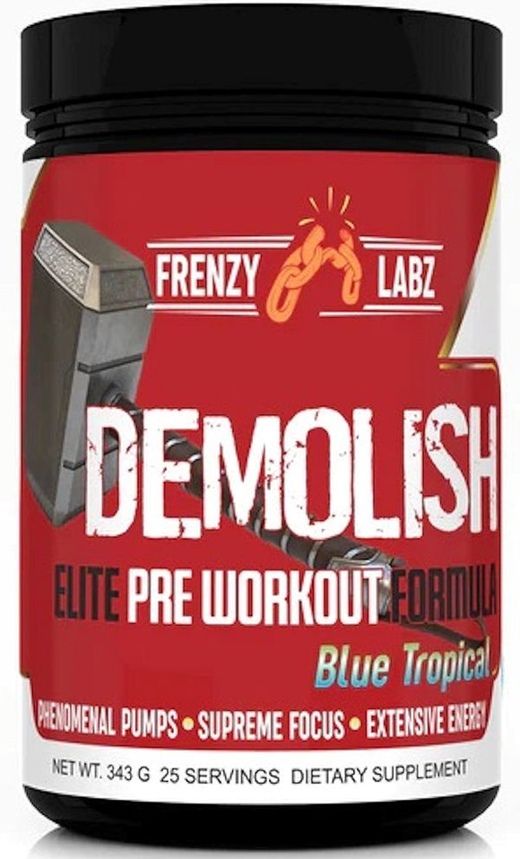 Frenzy Labz Demolish High Stim Pre-Workout|Pre-Workout|Bodyandfitness.com