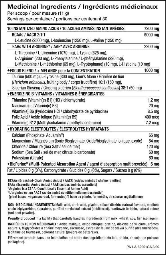 Pure Vita Labs EAA + BCAA Complete Advanced Amino Acid Formula|BCAA|Bodyandfitness.com