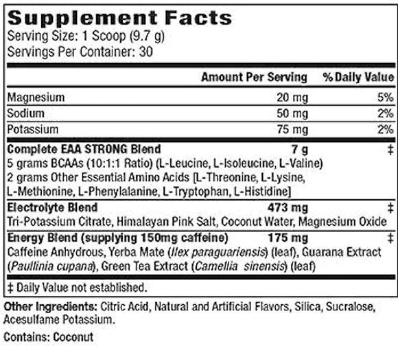 MHP EAA Strong Plus Energy 30 servings|BCAA|Bodyandfitness.com