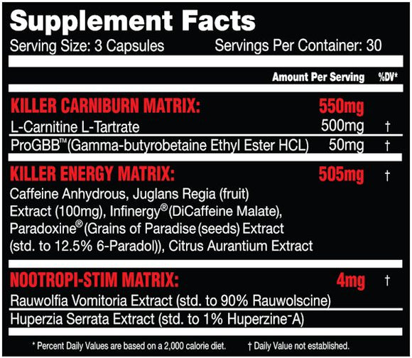 Killer Labz Exterminator 90 Capsules|Appetite Control|Bodyandfitness.com