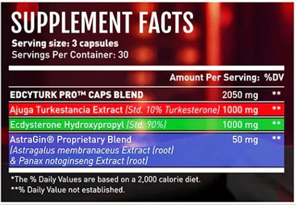 Man Sports Ecdyturk 90 caps|Test Booster|Bodyandfitness.com