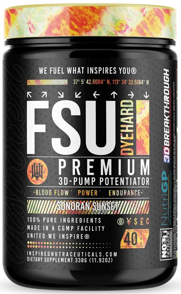 Inspired Nutraceuticals FSU Dyehard 40 servings