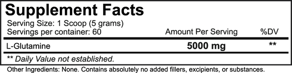 NutraKey Glutamine 300 gms 60 servings|Glutamine|Bodyandfitness.com
