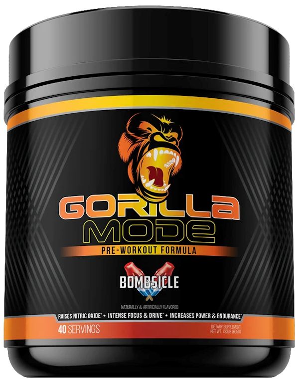 Gorilla Mind Mode Pre-Workout pumps
