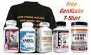 GenXLabs Mass Muscle Size Stack 5 Products Plus Free Shirt||Bodyandfitness.com