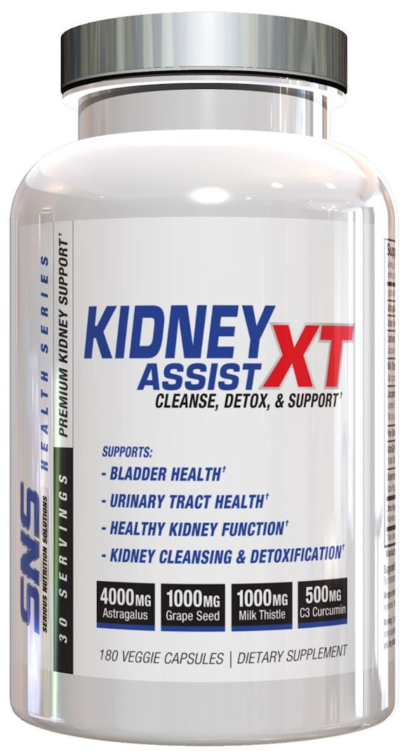 Serious Nutrition Solutions SNS Kidney Assist XT 180 caps|Kidney Health|Bodyandfitness.com