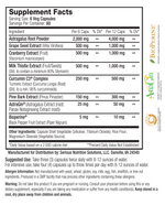 Serious Nutrition Solutions Kidney Assist XT 360 caps fact