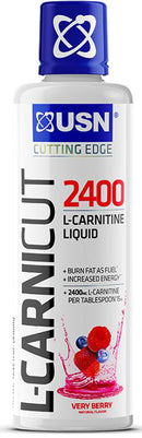 USN L-Carnicut Liquid 2400 31 servings|Carnitine|Bodyandfitness.com