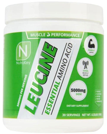 NutraKey Leucine 150g 30 servings|Lean Muscle|Bodyandfitness.com
