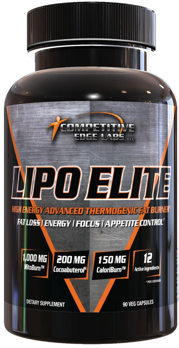 Competitive Edge Labs Lipo Elite Fat Burner 90 Veg Capsules|Appetite Control|Bodyandfitness.com