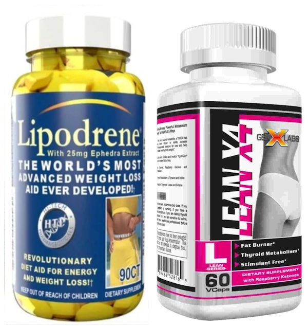 Hi-Tech Lipodrene Ephedra with FREE GenXLabs LeanX4