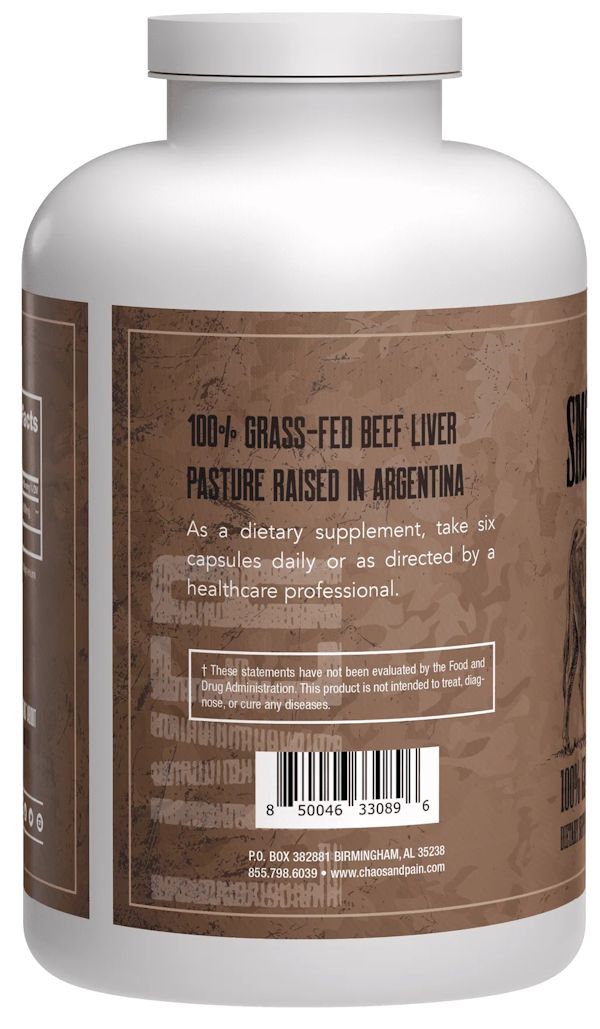 Chaos and Pain Liver Grass Fed back