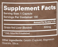 Chaos and Pain Liver Grass Fed fact