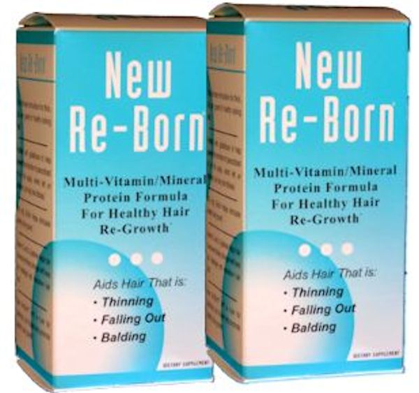 Health & Beauty New Re-Born Hair Growth Vitamins brittle, weak strands and hello to strong, healthy 