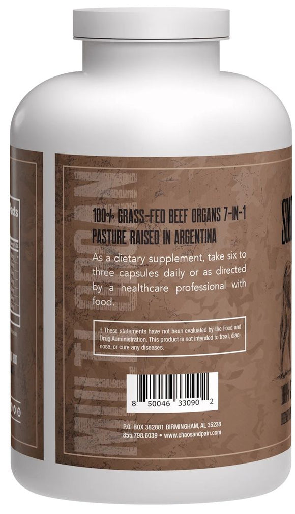 Chaos and Pain ORGANS Grass-Fed Beef Organs||Bodyandfitness.com
