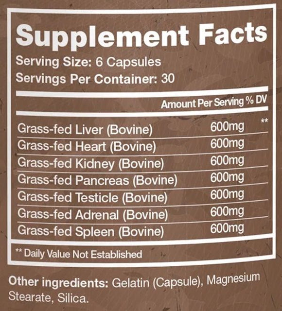 Chaos and Pain ORGANS Grass-Fed Beef Organs||Bodyandfitness.com