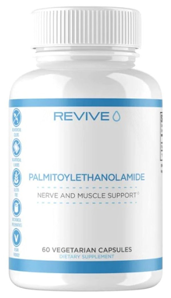 Revive Palmitoylethanolamide (PEA) Natural pain relief 60 Vegetarian Capsules|Pain Relief|Bodyandfitness.com