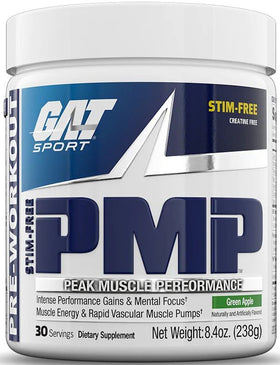 GAT Sport PMP Stim-Free 30 servings|Pre-Workout|Bodyandfitness.com