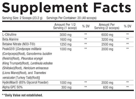 Core Nutritionals Pump Non-Stimulant Pre Workout|Muscle Pumps|Bodyandfitness.com