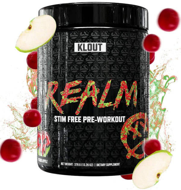Klout Realm Stim Free Pre-workout pumps
