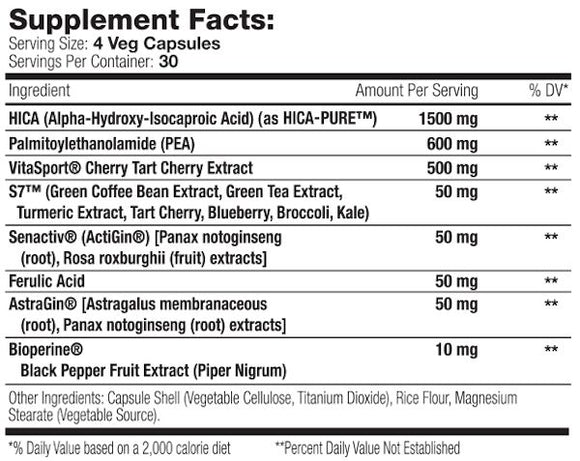 Muscle Addiction Recovery Fix 120 Veg Caps|Recovery|Bodyandfitness.com