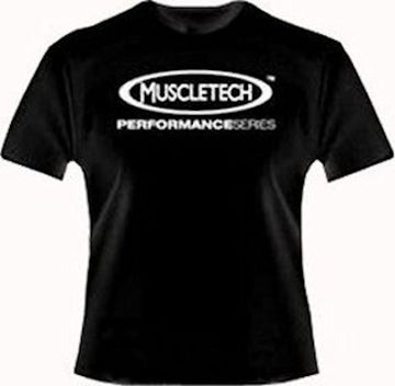 Muscletech Performance Series T-Shirt Plus FREE Shaker Cup