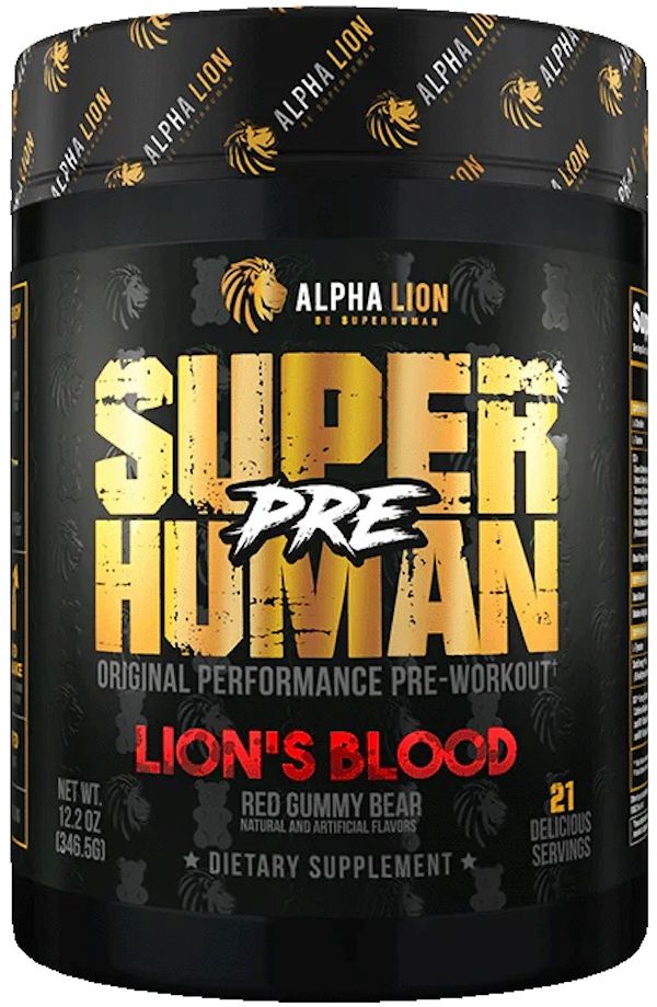 Alpha Lion SuperHuman Pre Performance Pre-Workout unicorn