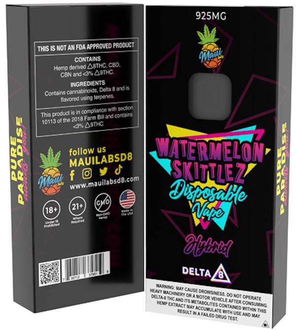 Maui Labs Delta-8 Disposable Vape CBD Hemp