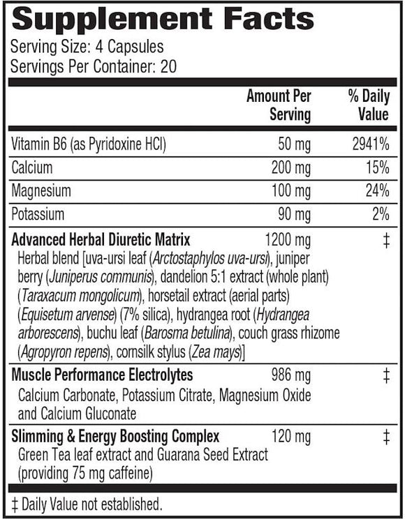 MHP Xpel Diuretic 80 caps|Diuretics|Bodyandfitness.com