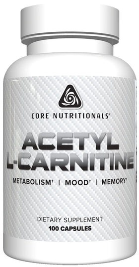 Core Nutritionals Acetyl L-Carnitine 100 Capsules||Bodyandfitness.com