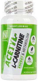 Nutrakey Acetyl-L-Carnitine 60 caps|Carnitine|Bodyandfitness.com