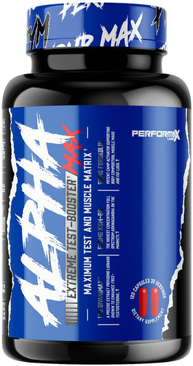 Performax Labs AlphaMax 120 Capsules|Test Booster|Bodyandfitness.com