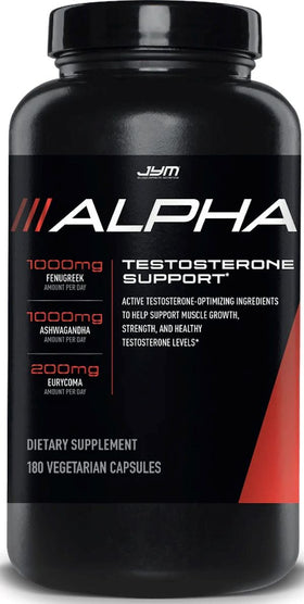 JYM Supplement Science Alpha Testosterone Support|Test Booster|Bodyandfitness.com