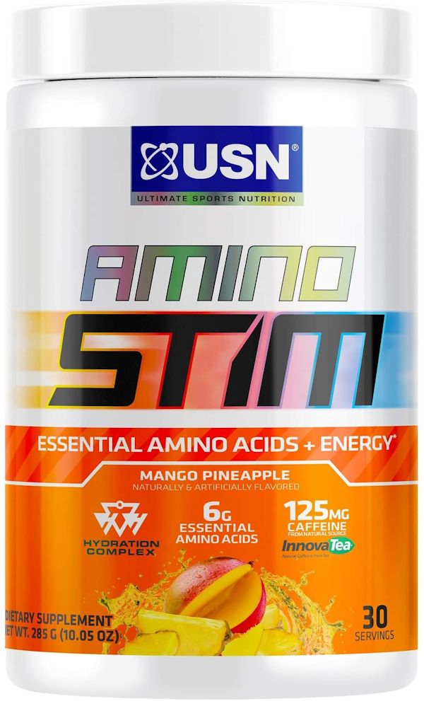 USN Amino Stim Essential Amino Acid+ Energy mango 