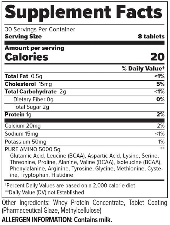 FinaFlex Pure Amino 5000 240 tabs|Amino Acids|Bodyandfitness.com