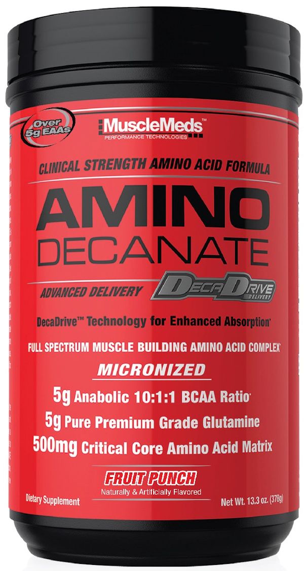 MuscleMeds Amino Decanate 30 servings watermelon