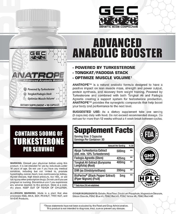 GEC Anatrope Test Booster|Test Booster|Bodyandfitness.com