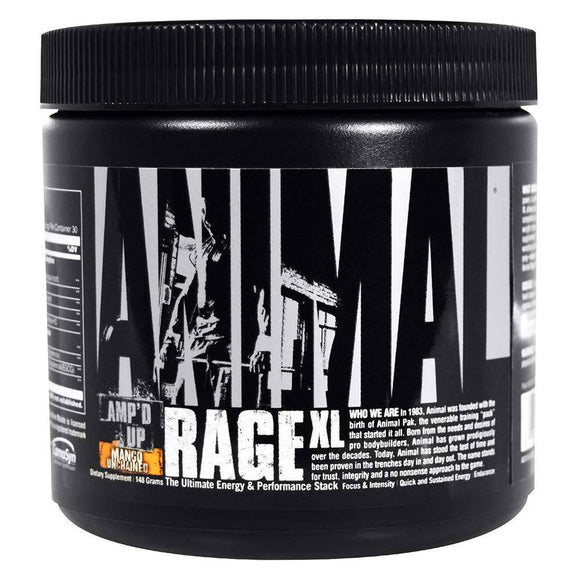 Universal Nutrition Animal Rage XL 30 servings|Muscle Pumps|Bodyandfitness.com