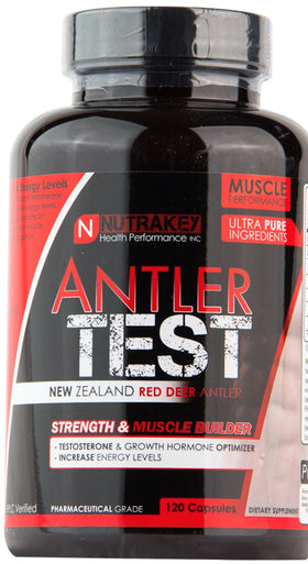 NutraKey Antler Test 120 Caps|Test booster|Bodyandfitness.com