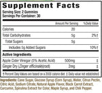 Fit & Lean Apple Cider Vinegar Gummies fact