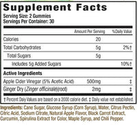 Fit & Lean Apple Cider Vinegar Gummies fact