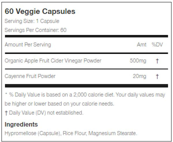 USN Apple Cider Vinegar with Cayenne Pepper||Bodyandfitness.com